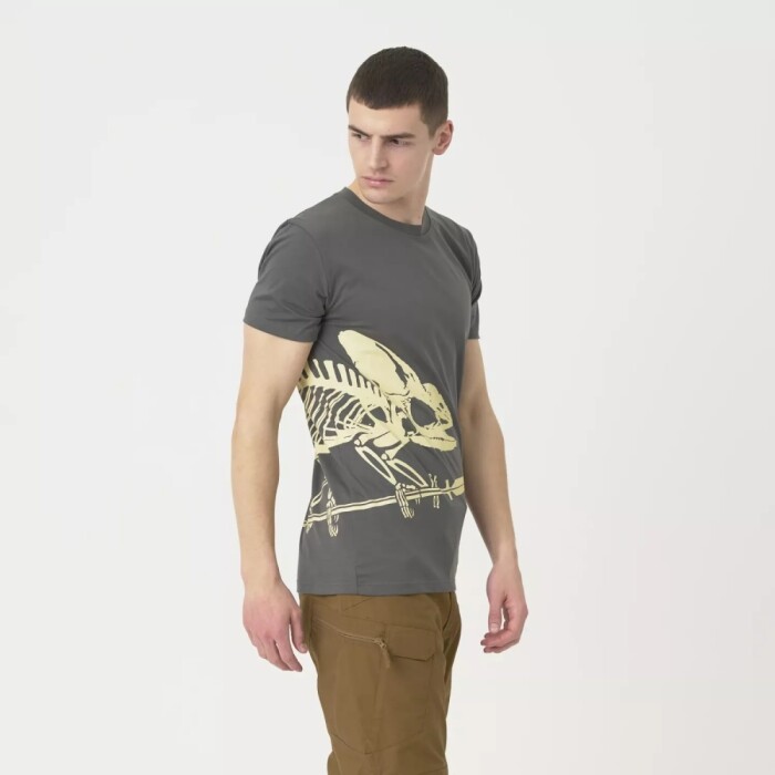 Футболка Full Body Skeleton Helikon, цвет Shadow Grey в Капсуле