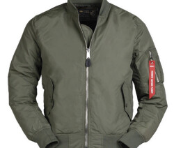 Куртка летная US MA1 Mil-Tec, цвет Olive