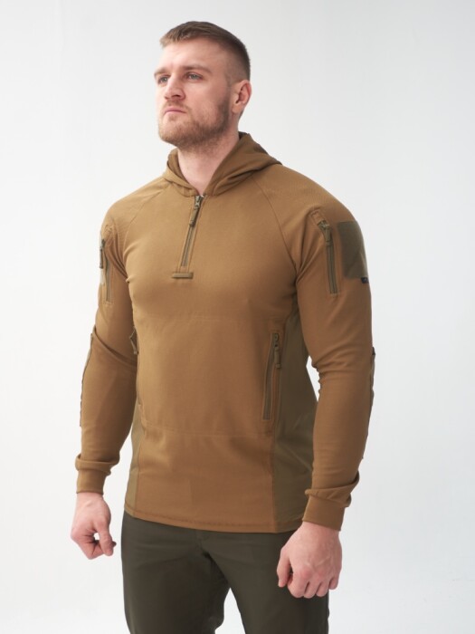 Толстовка RANGE Helikon, цвет Coyote/Adaptive Green в Капсуле