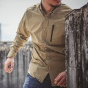 Тактическая рубашка ZIP Triple Tech Tac-Shirt EMB9381 Emerson blue label в Капсуле