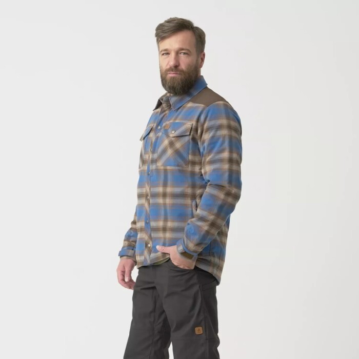 Рубашка Winter Warden Helikon, цвет Forest Blue Plaid в Капсуле