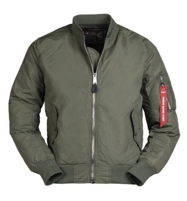 Куртка летная US MA1 Mil-Tec, цвет Olive в Капсуле