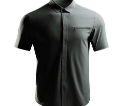 Рубашка Dragon Tooth Button Down, S/S, Light Grey Green