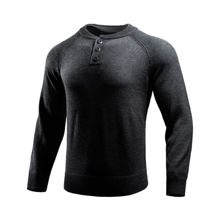 Джемпер Dragon Tooth YL Pro Merino Henry Collar Shirt Long Sleeve S, Battleship Grey в Капсуле
