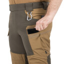 Брюки Helikon HYBRID OUTBACK DuraCanvas, Ash Grey / Black в Капсуле