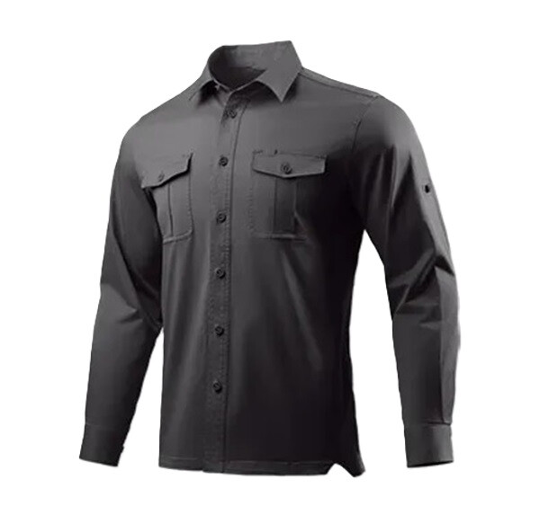 Рубашка Dragon Tooth YR Collar Shirt G3 L/S, Battleship Grey в Капсуле
