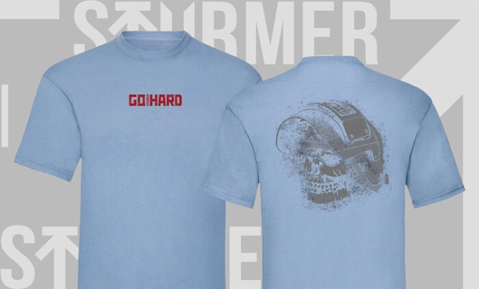 Футболка Sturmer Go Hard, Indigo в Капсуле