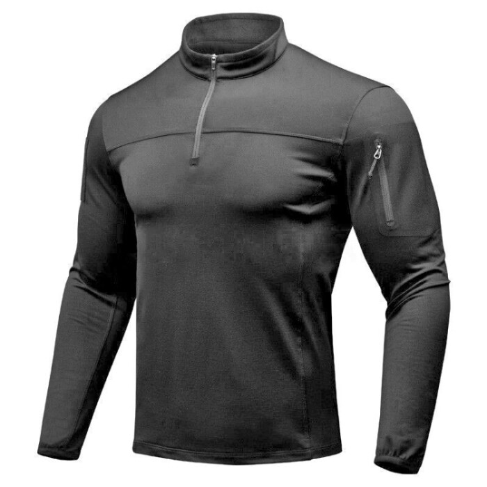 Свитшот Dragon Tooth Defender Lightweight Stand Collar Gen2, Polar Night Black в Капсуле