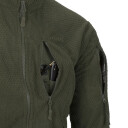 Куртка флисовая Helikon Alpha Tactical Grid Fleece, Olive Green в Капсуле