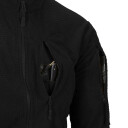 Куртка флисовая Helikon Alpha Tactical Grid Fleece, Black в Капсуле