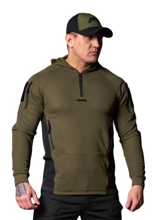Толстовка RANGE Helikon, цвет Olive Green/Black в Капсуле
