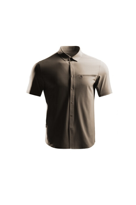 Рубашка Dragon Tooth Button Down, S/S, Dark Khaki в Капсуле