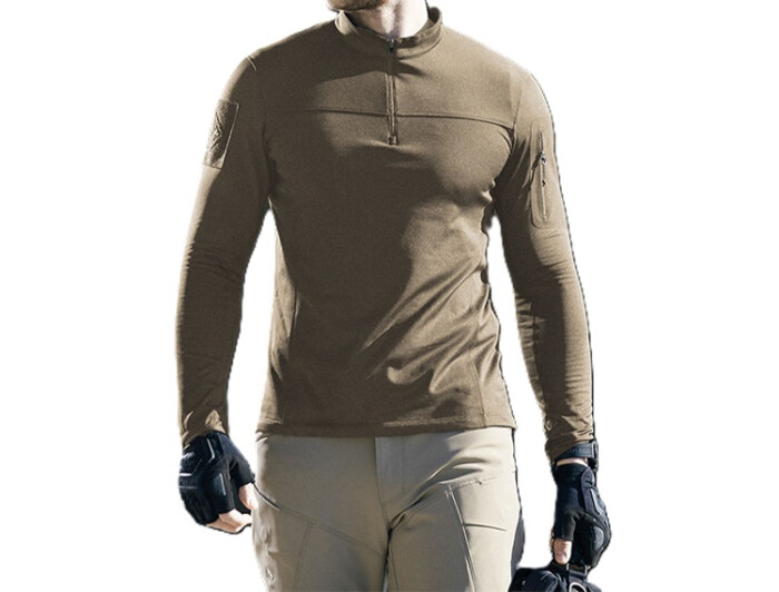Свитшот Dragon Tooth Defender Lightweight Stand Collar Gen2, Brown в Капсуле