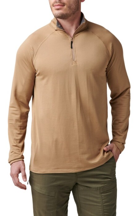 Толстовка Stratos 1/4 Zip 5.11 Tactical, цвет Сoyote в Капсуле