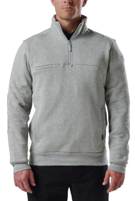 Толстовка Job Shirt 1/4 Zip 5.11 Tactical, цвет Heather Grey в Капсуле