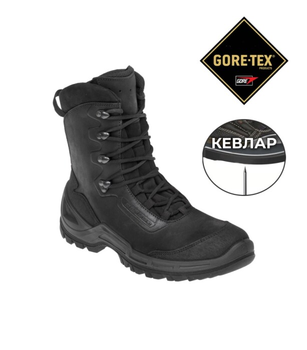 Ботинки VAGABUND HIGH GTX Kevlar Prabos, цвет Mid Black в Капсуле