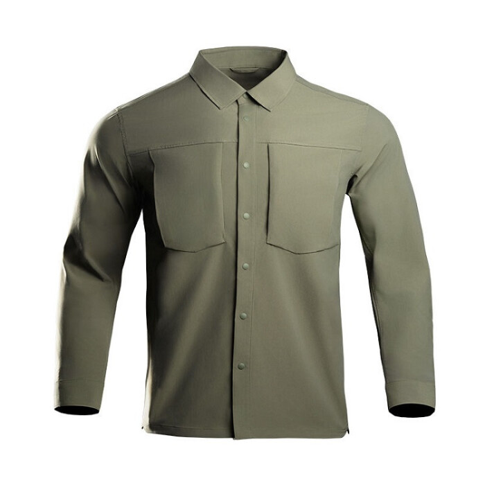 Рубашка Dragon Tooth Y-QF Long Sleeve Shirt, Dark Green в Капсуле