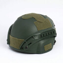 Шлем баллистический MICH PE Helmet With Rails NIJ IIIA, олива в Капсуле