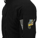 Куртка флисовая Helikon Alpha Tactical Grid Fleece, Black в Капсуле