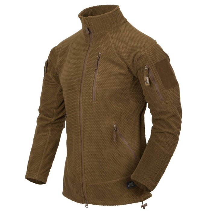 Флисовая кофта ALPHA TACTICAL JACKET - GRID FLEECE Helikon-Tex в Капсуле