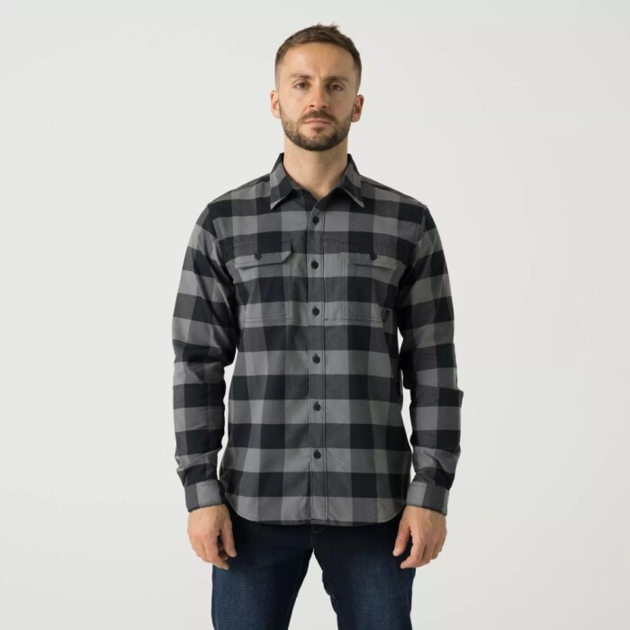 Рубашка Greyman NS Helikon, цвет True Grey Checkered в Капсуле