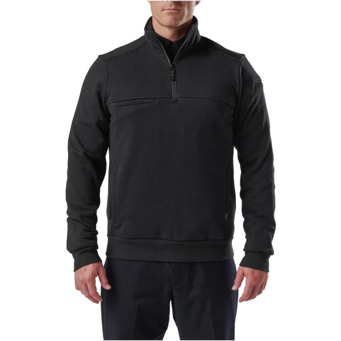 Толстовка Job Shirt 1/4 Zip 5.11 Tactical, цвет Black в Капсуле