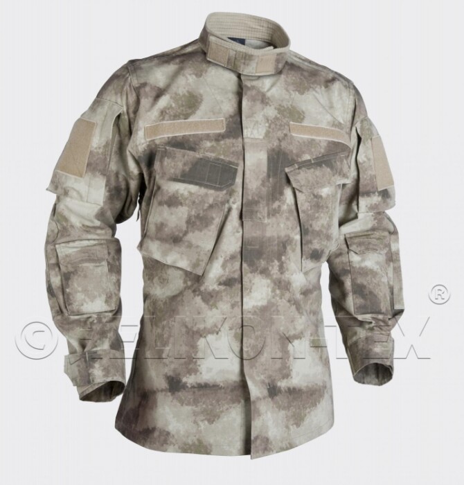 Рубашка полевая Helikon CPU Shirt PolyCotton RipStop, A-Tacs AU в Капсуле