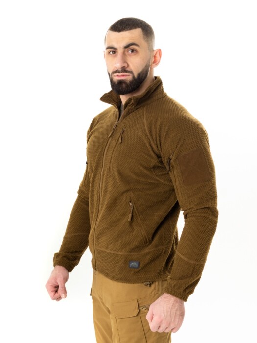 Флисовая кофта ALPHA Tactical Helikon, цвет Coyote в Капсуле
