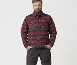 Рубашка Winter Warden Helikon, цвет Slate Crimson Plaid