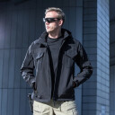Куртка Dragon Tooth ZHB Tactical Flexible SoftShell Jacket, Polar Night Black в Капсуле