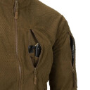 Куртка флисовая Helikon Alpha Tactical Grid Fleece, Coyote в Капсуле