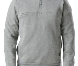 Толстовка Job Shirt 1/4 Zip 5.11 Tactical, цвет Heather Grey
