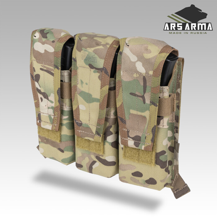 Передняя панель жилета на 3 магазина АК LC в Капсуле