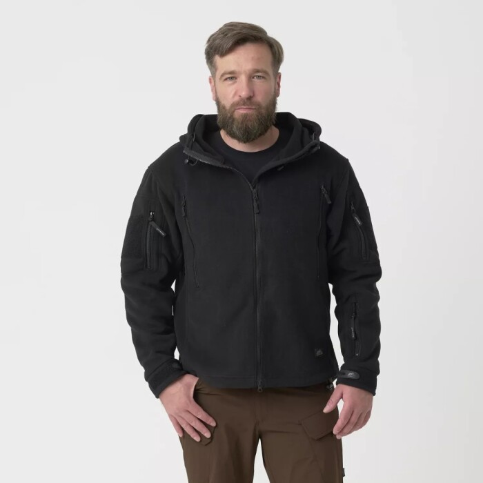 Куртка флисовая PATRIOT Helikon, цвет Black в Капсуле