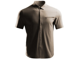 Рубашка Dragon Tooth Button Down, S/S, Dark Khaki
