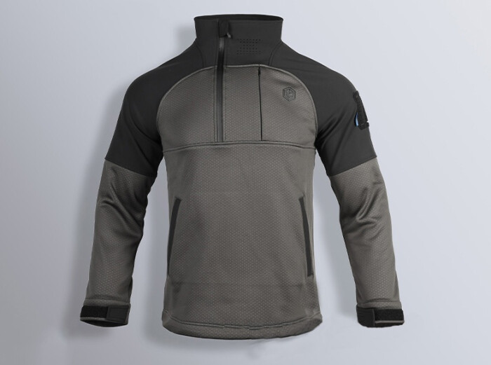 Толстовка Emerson Blue Label Rhinoceros Functional Clothes, Grey / Black в Капсуле