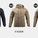 Куртка Dragon Tooth Thor Three-In-One Parka G4, Grey / Polar Night Black в Капсуле