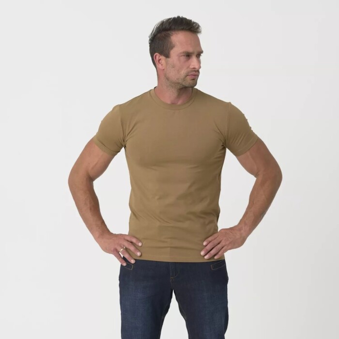 Футболка Organic Cotton SLIM Helikon, цвет Coyote в Капсуле