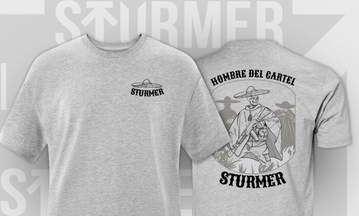 Футболка Sturmer Cartel, серая в Капсуле