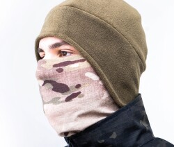 Флисовая шапка 2 слоя флиса