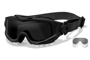 Очки-маска Wiley-X Spear, цвет Matte Black, Grey/Clear Lens в Капсуле