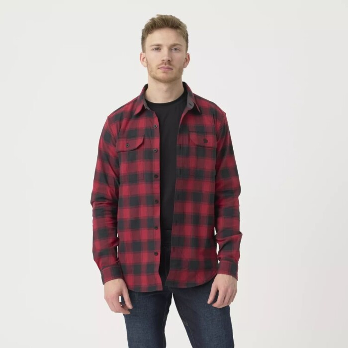 Рубашка Greyman NS Helikon, цвет Coral Crimson Checkered в Капсуле