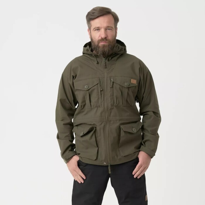 Куртка SAS SMOCK Helikon, цвет Taiga Green в Капсуле