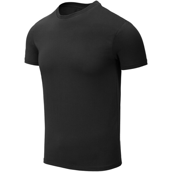 Футболка Helikon Slim Organic Cotton T-shirt, Black в Капсуле