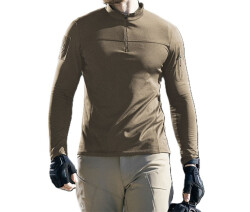 Свитшот Dragon Tooth Defender Lightweight Stand Collar Gen2, Brown