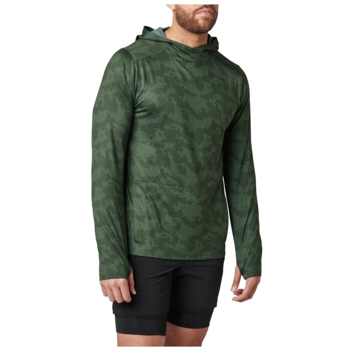 Толстовка PT-R Forged Hoodie 5.11 Tactical, цвет Green Camo в Капсуле