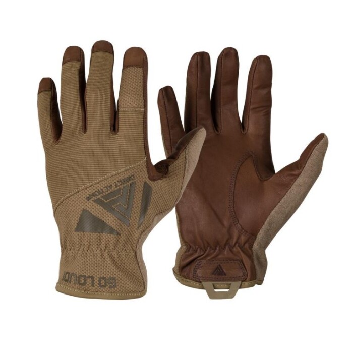Перчатки тактические Light Gloves® - Leather Direct Action в Капсуле