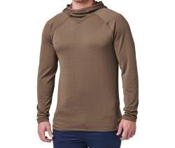 Пуловер/Лонгслив Stratos L/S Hoodie 5.11 Tactical, цвет Major Brown