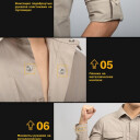 Рубашка Dragon Tooth ZR Tactical Shirt 5.0 L/S, Grey Sand в Капсуле