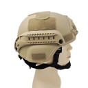 Шлем баллистический MICH PE Helmet With Rails NIJ IIIA, койот в Капсуле